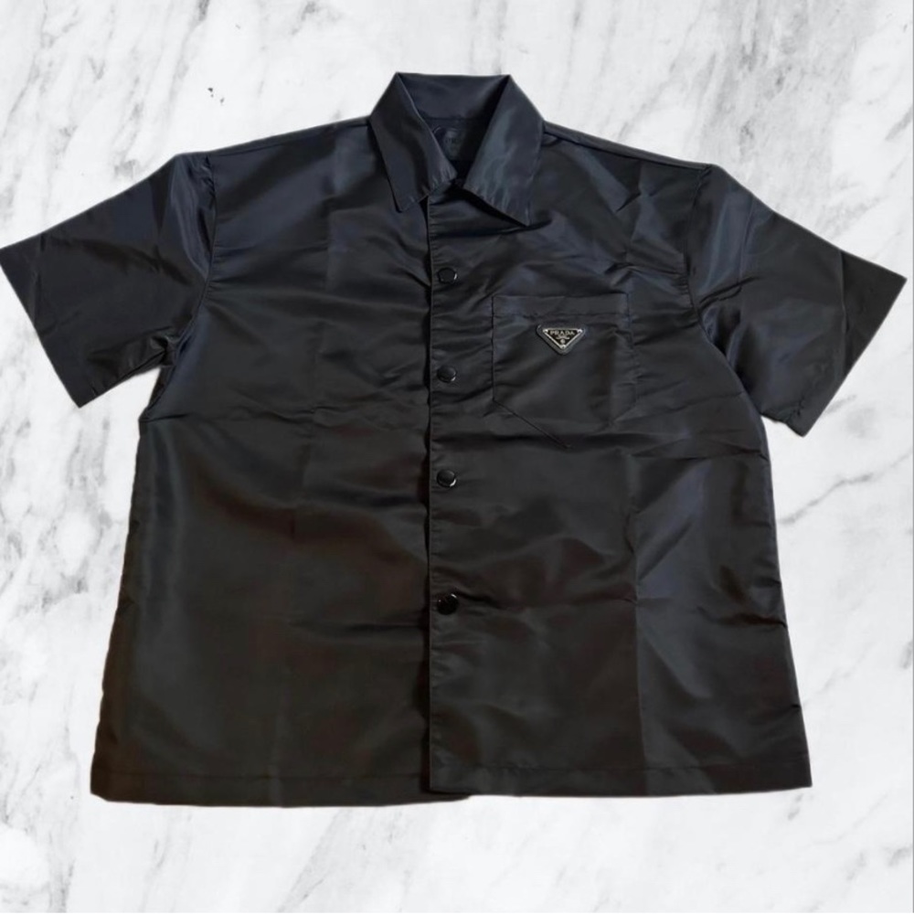 Men’s Black Prada Nylon Shirt